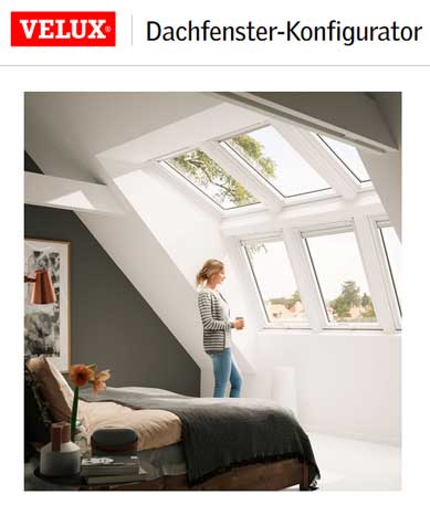 Velux Dachfenster-Konfigurator