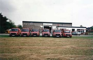 Neubau Halle 1984 Fuhrpark