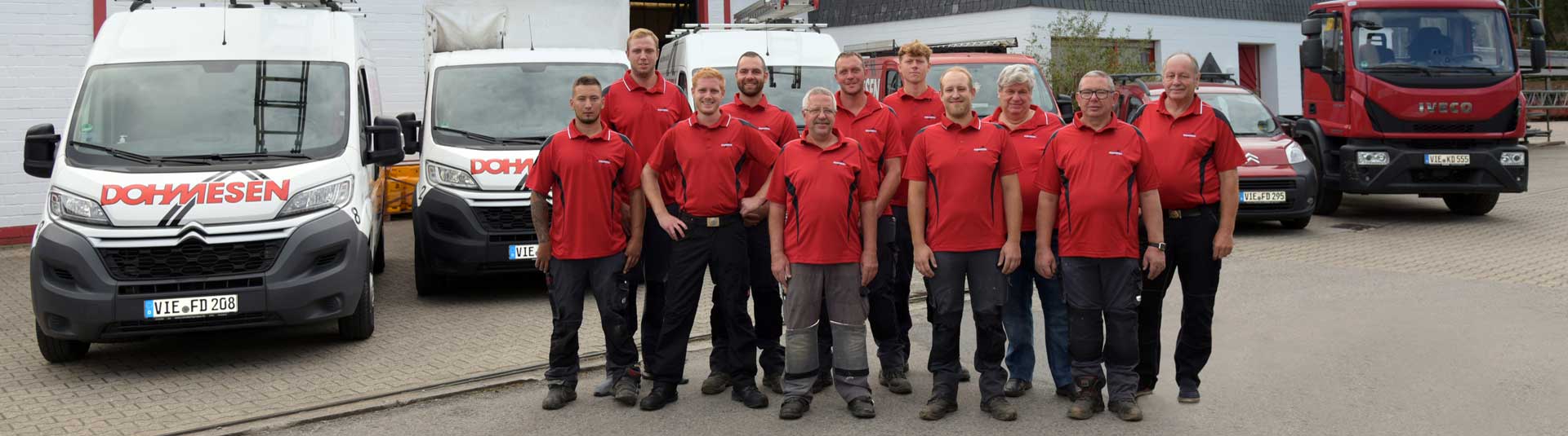 Das Team von Dohmesen Dach